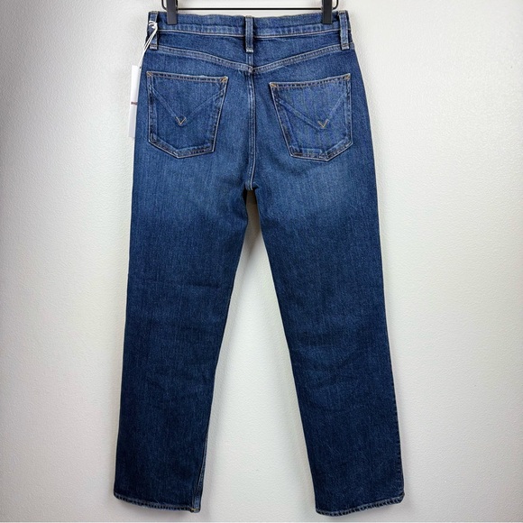 Hudson Remi High Rise Stretch Full Length Straight Leg Jeans - Picture 4 of 17